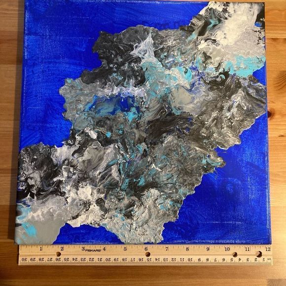 New Original Signed Artwork Acrylic on Canvas - Picture 3 of 5